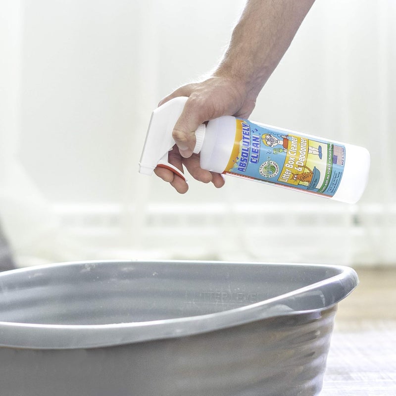 Absolutely Clean Litter Box Cleaner and Odor Eliminator, Eliminate Odors Quickly, Neutralizes Urine and Feces Odors in The Air and The Box, Make Litter Last Longer - Image 3